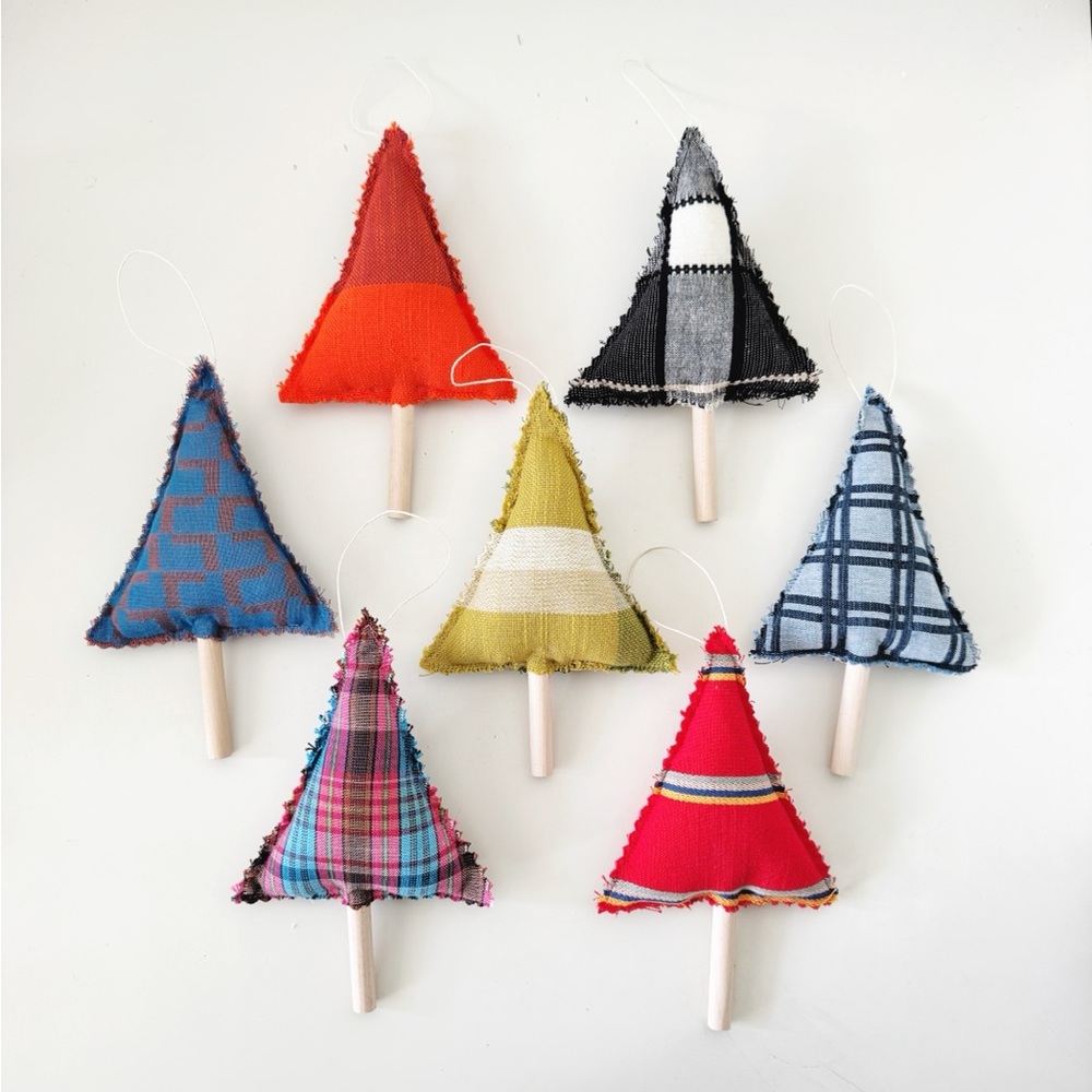 Ace & Jig Waste Not Fabric Tree Ornaments